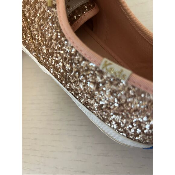 KATE SPADE Pink Sequin Keds Sneakers - Picture 5 of 7